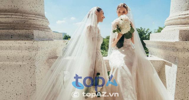 Địa chỉ vàng cho thuê váy cưới phong cách Châu Âu sang trọng tại Hà Nội