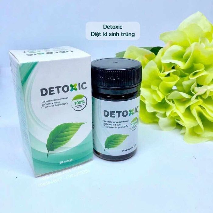 Hình ảnh bao bì thuốc Detoxic phiên bản mới