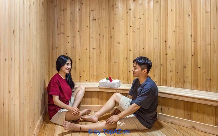 Không gian xông hơi đẳng cấp Hàn Quốc tại Hà Nội