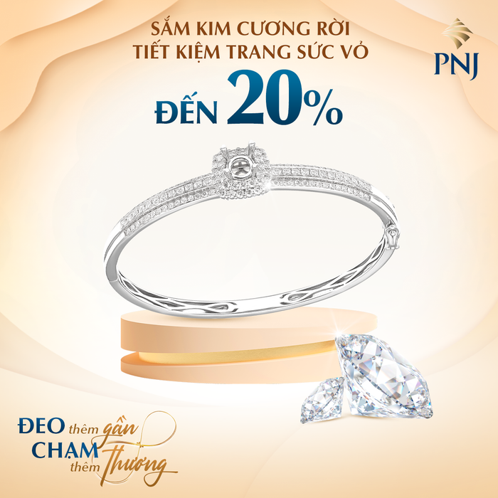 Không gian trưng bày hiện đại tại PNJ