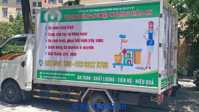 Dịch vụ vệ sinh công nghiệp Hương Thảo An tại Đà Nẵng