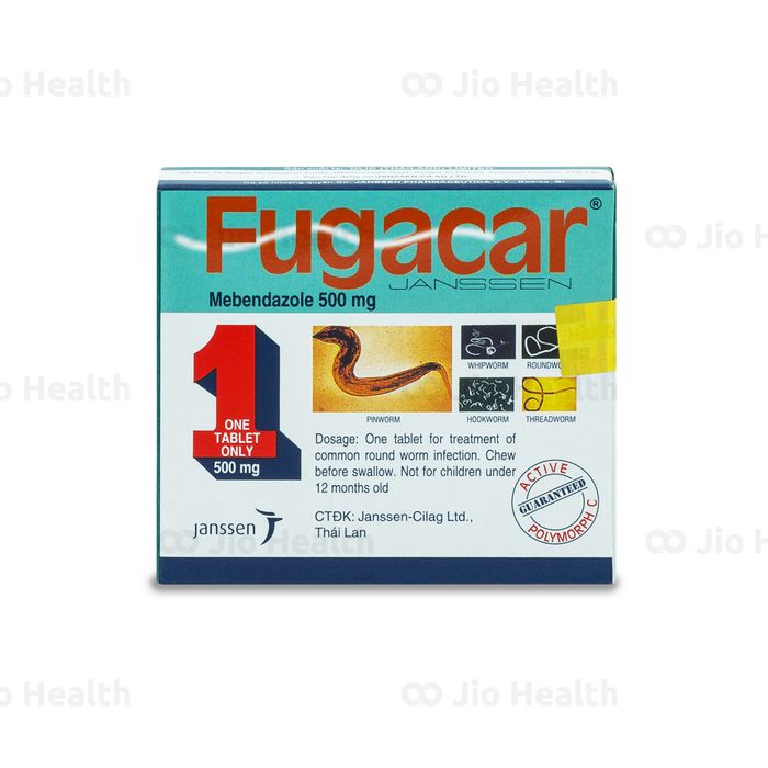 Hình ảnh bao bì thuốc Fugacar chính hãng