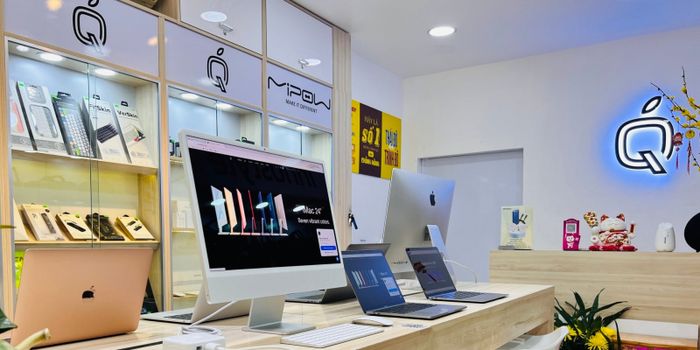 [Hình ảnh] Không gian trưng bày Macbook sang trọng tại Q.Mac Store