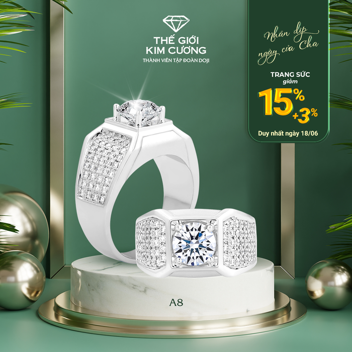 Bộ sưu tập nhẫn kim cương cao cấp tại Thế giới Kim Cương