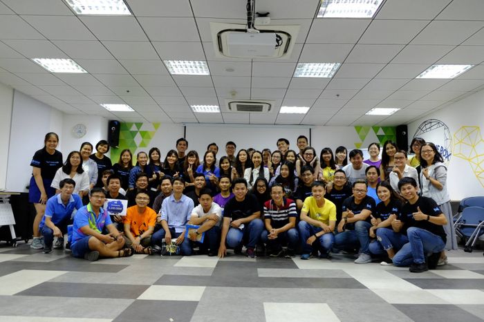 Hình ảnh lớp học thực hành tại Testing VN