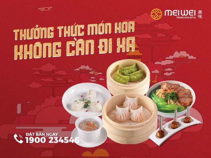 MeiWei - Trung Hoa mỹ vị ảnh 2 - Không gian sang trọng pha lẫn nét hiện đại, nơi thưởng thức những món ăn cung đình đích thực.