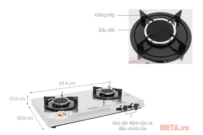Bếp ga đôi Sanko G-cooker 7FS