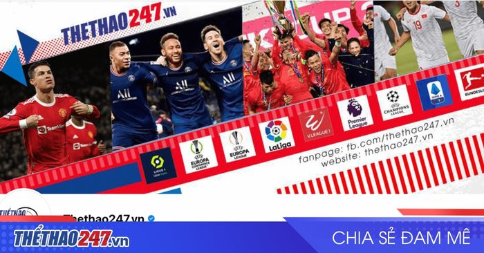 Giao diện chuyên nghiệp của Thể Thao 247