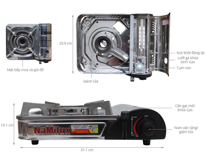 Bếp gas Namilux NH-021AS