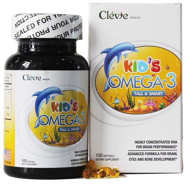 Hình ảnh sản phẩm Clevie Kid's Omega-3 - thiết kế hiện đại chuẩn Nhật