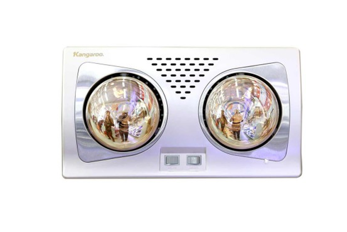 Đèn sưởi nhà tắm Kangaroo KG256 - 2 bóng