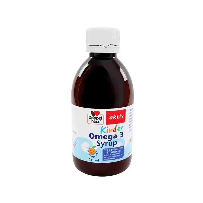 Hình ảnh thực tế Doppelherz Kinder Omega 3 Syrup - góc nhìn cận cảnh