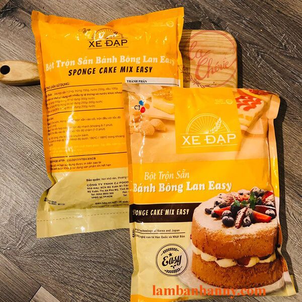 Hình ảnh bột bánh bông lan Xe Đạp CJ - Sự tiện lợi vượt trội, chất lượng đỉnh cao