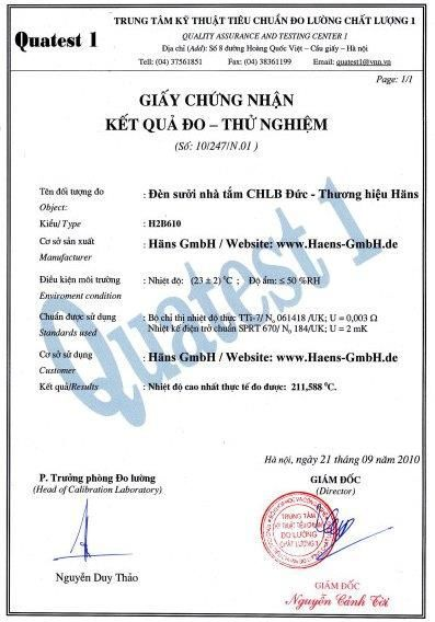 Đèn sưởi nhà tắm - Đèn sưởi hồng ngoại Hans 4 bóng (loại ốp âm)