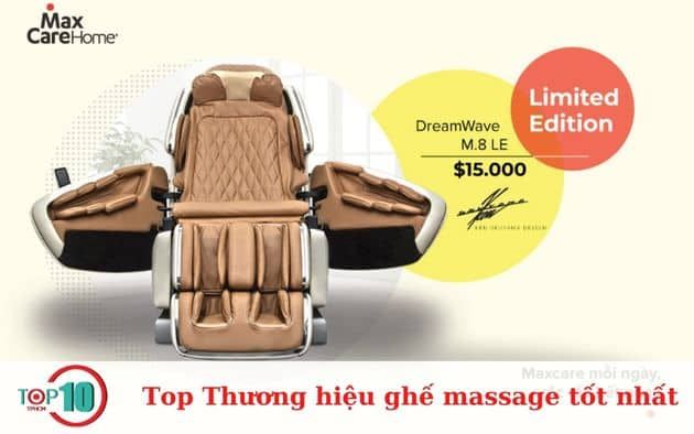 Maxcare Home - Thương hiệu ghế massage cao cấp mang đến giải pháp chăm sóc sức khỏe tại nhà