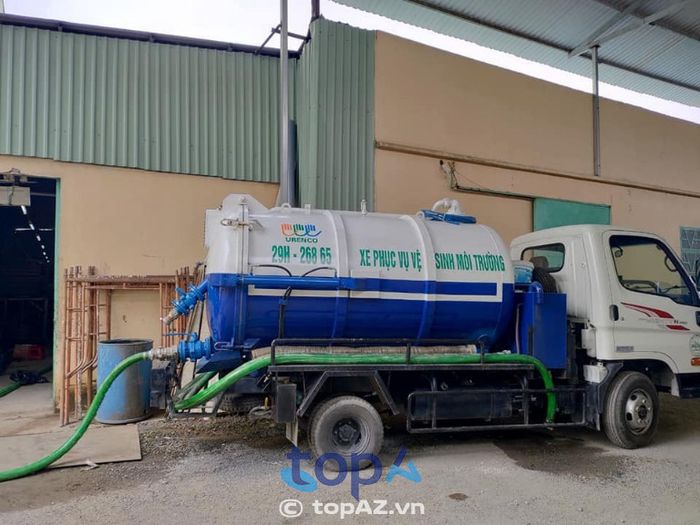 Dịch vụ hút hầm cầu cao cấp Thăng Long Envico - Giải pháp toàn diện tại Dĩ An