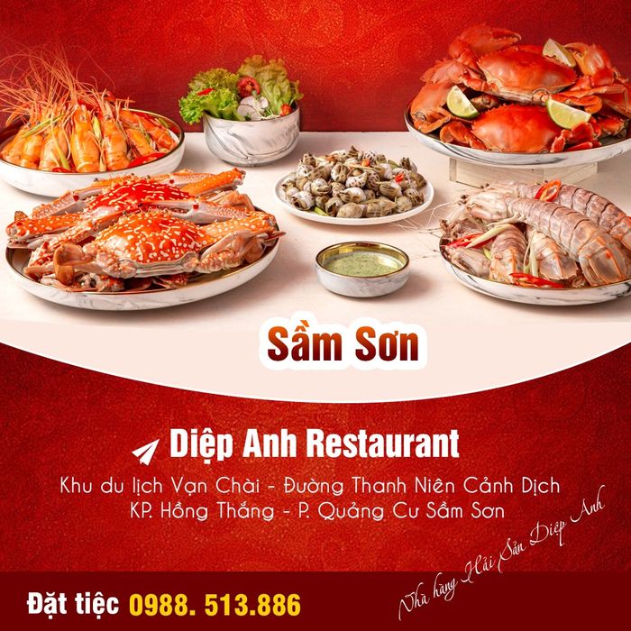 Góc ẩm thực cao cấp tại nhà hàng Diệp Anh