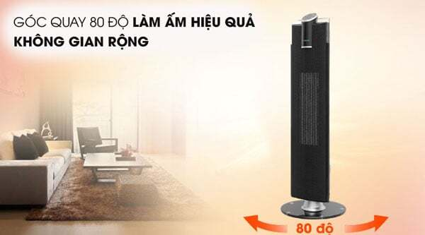 Korihome EHK-356 có góc quay 80 độ