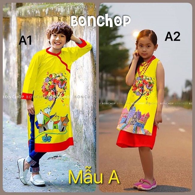 Shop áo dài trẻ em Bon Chop Baby Shop