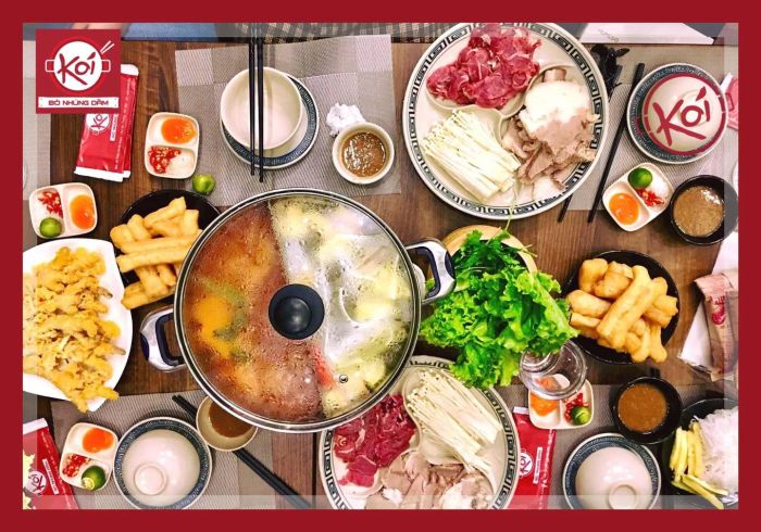 Không gian ấm cúng tại Bò Nhúng Dấm - Kói