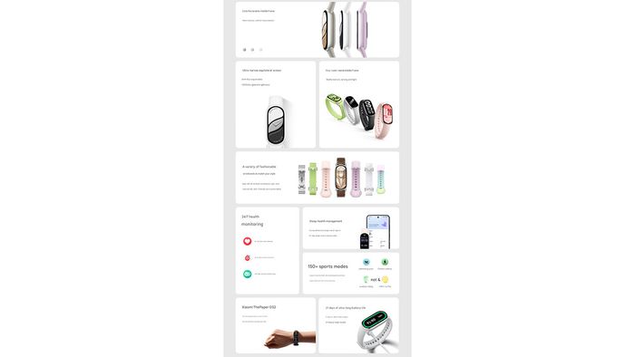 Những tính năng ưu việt trên Xiaomi Smart Band 10