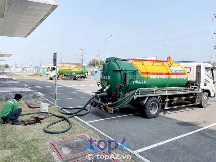 Dịch vụ hút hầm cầu cao cấp - Môi Trường Miền Đông tại Dĩ An
