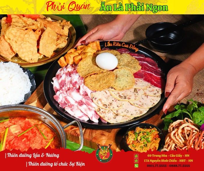 Không gian nhộn nhịp tại Phủi Quán