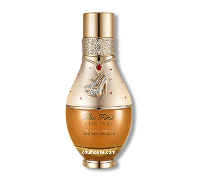 Hình ảnh chân thực tinh chất vàng OHUI The First Geniture Ampoule Advanced phiên bản cao cấp