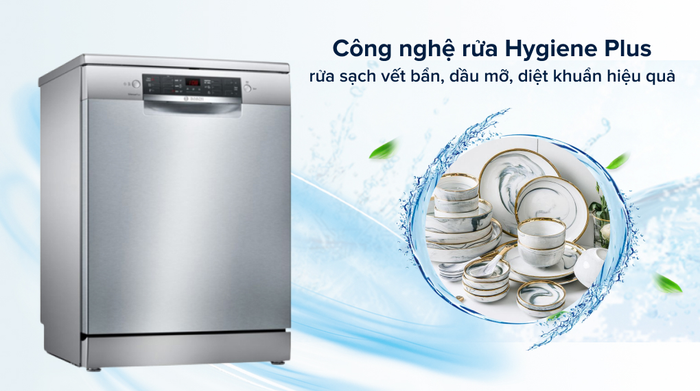 Hình ảnh chi tiết máy rửa chén Bosch SMS46GI01P TGB - Thiết kế tối ưu không gian
