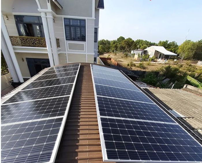 Hình ảnh thực tế công trình điện mặt trời do NAM THƯƠNG TÍN SOLAR thi công