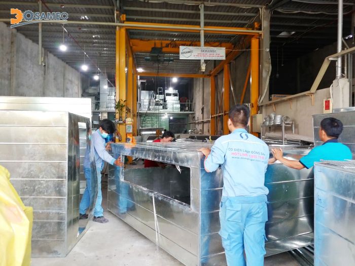 Quy trình sản xuất đạt chuẩn tại nhà máy Dosamec