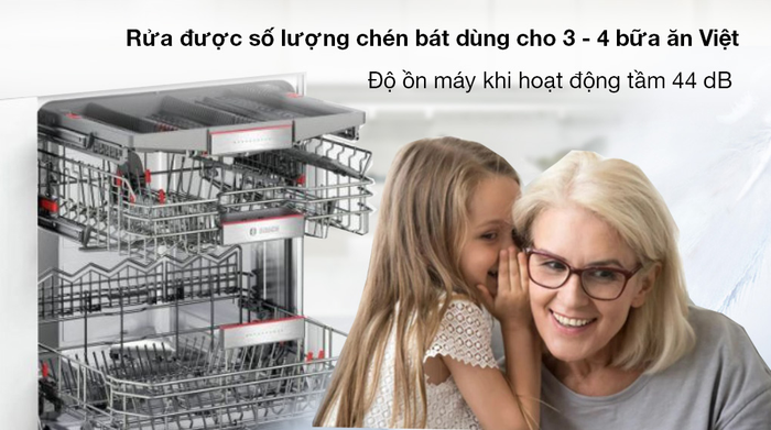 Hình ảnh chi tiết bảng điều khiển Bosch SMS4ECI14E - Màn hình LED thông minh