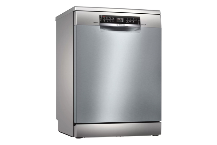 Hình ảnh thực tế Bosch SMS6ZCI49E - Thiết kế inox sang trọng phong cách Đức