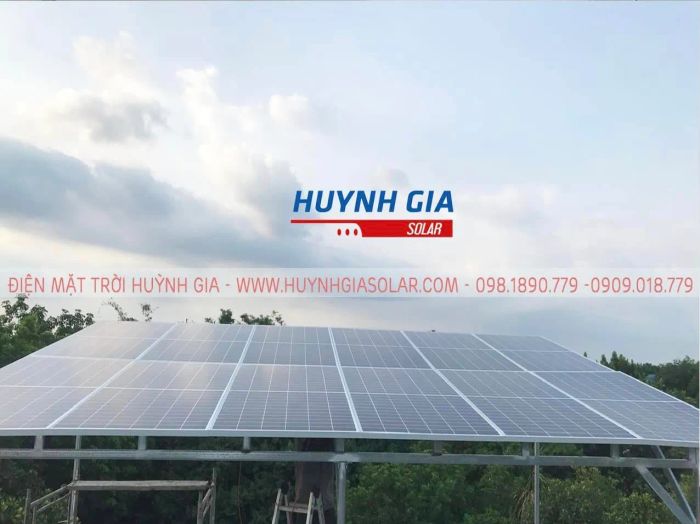 Hình ảnh hệ thống điện mặt trời tiêu biểu của Huỳnh Gia Solar