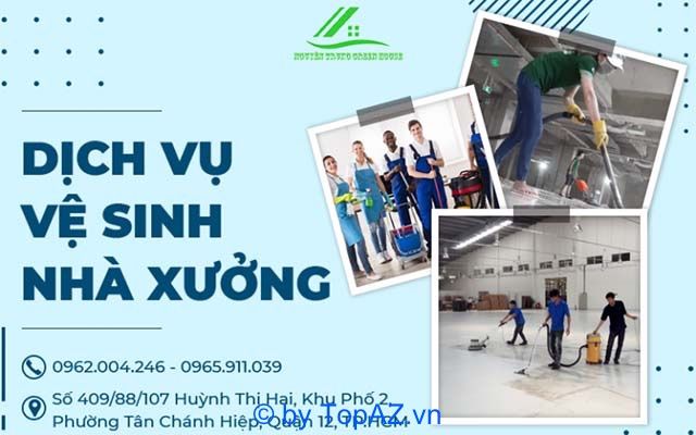 Dịch vụ vệ sinh nhà xưởng Bình Dương chuyên nghiệp