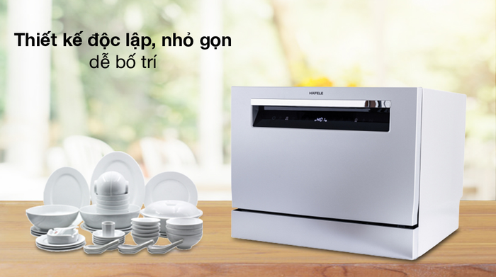 Hình ảnh thực tế Hafele HDW-T50B - Thiết kế mini đứng độc đáo