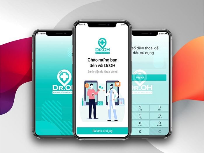 Hình ảnh minh họa ứng dụng DROH (phiên bản 2)
