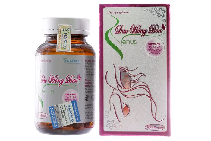 Hình ảnh Viên uống Đào Hồng Đơn Venus 1