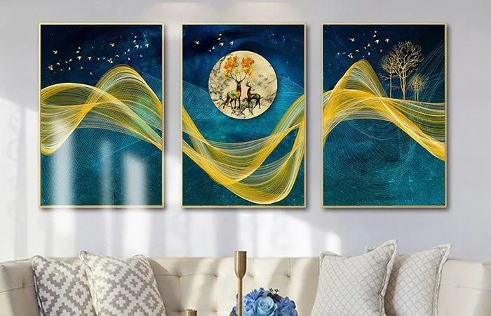 Hình ảnh mẫu tranh canvas từ Sắc Kim