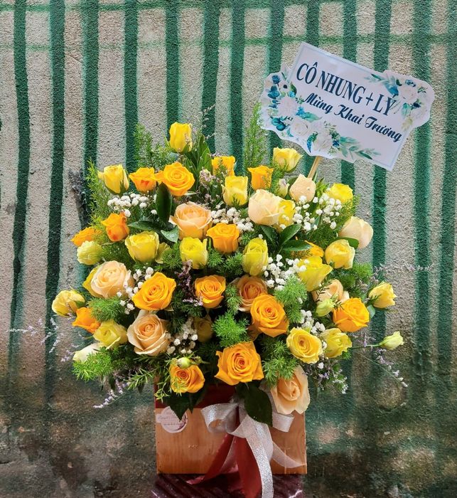 Không gian ngập tràn sắc hoa tại Hân Hân Flower