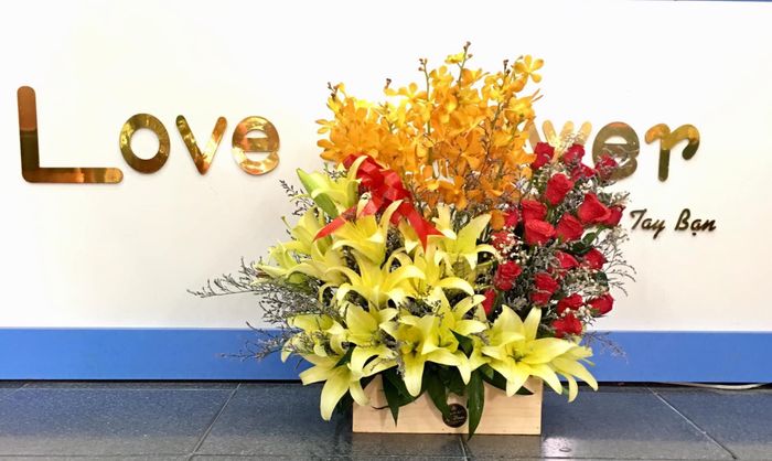 Không gian ngập tràn sắc hoa tại Love Flower Shop