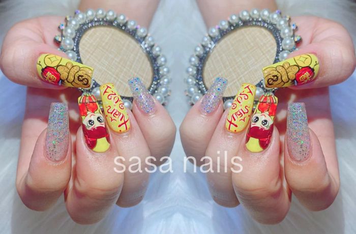 Không gian sang trọng và những tác phẩm nail ấn tượng tại SASA NAILS