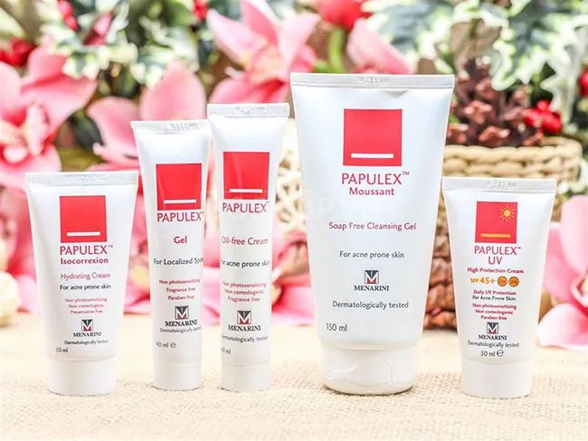 Hình ảnh thực tế Kem Dưỡng Giảm Mụn Oil Free Cream Papulex