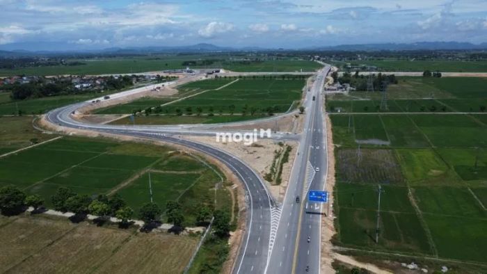 Ngã ba Diễn Châu đang được tập trung đầu tư nâng cấp hệ thống hạ tầng giao thông