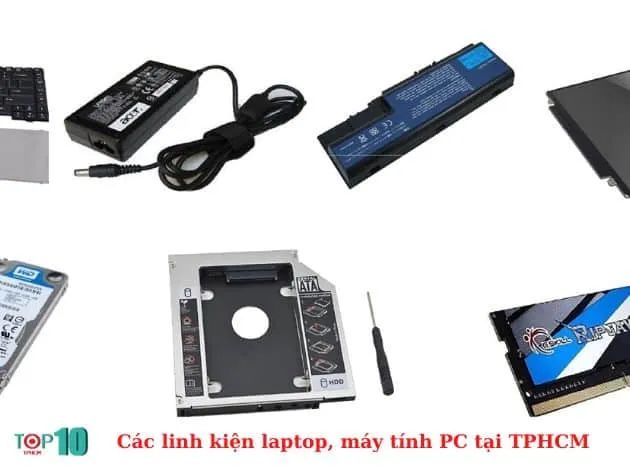 Thế giới linh kiện laptop và PC đa dạng tại TP.HCM