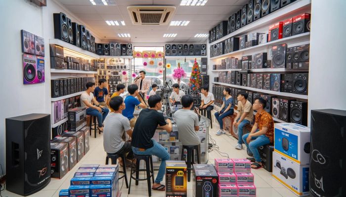 Không gian trưng bày hiện đại tại Trung Tâm Điện Máy Việt Nhật