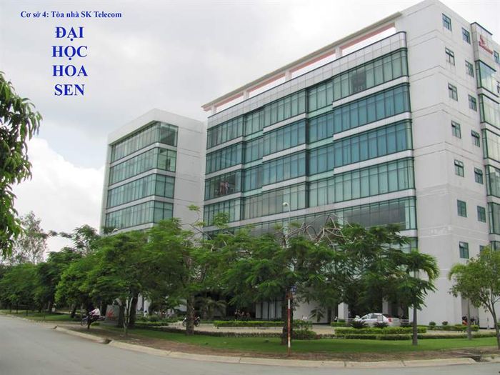 Hình ảnh khuôn viên hiện đại Đại học Hoa Sen