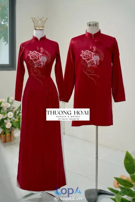 Khám phá thế giới áo dài cưới hỏi đầy sắc màu tại Thương Hoài Makeup & Bridal