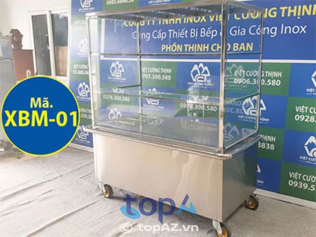 Địa chỉ vàng cung cấp xe bánh mì inox 304 cao cấp tại TP.HCM - nơi chất lượng đặt lên hàng đầu