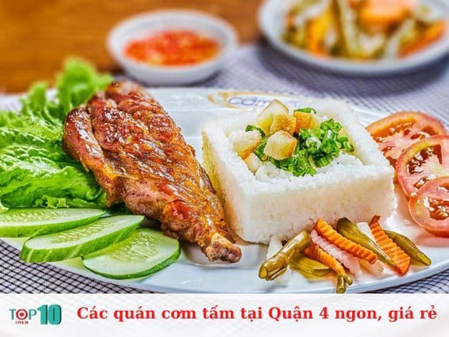 Khám phá những quán cơm tấm ngon, giá rẻ tại Quận 4, nơi bạn có thể thưởng thức những món ăn đậm đà hương vị với mức giá hợp lý.